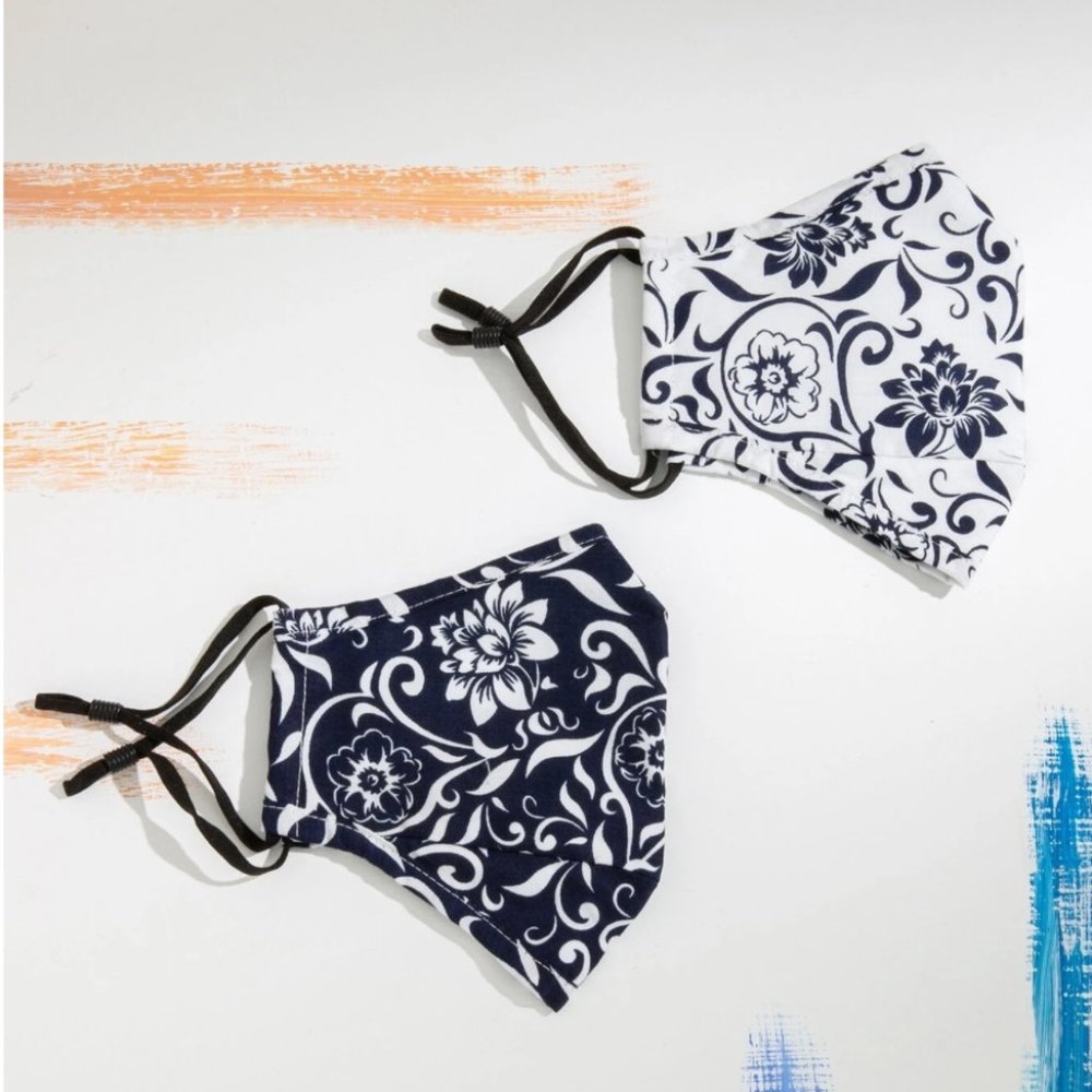 Floral Pattern Face Mask